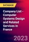 Company List - Computer Systems Design and Related Services in France - Product Image