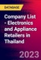 Company List - Electronics and Appliance Retailers in Thailand - Product Thumbnail Image