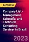 Company List - Management, Scientific, and Technical Consulting Services in Brazil - Product Thumbnail Image