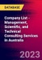 Company List - Management, Scientific, and Technical Consulting Services in Australia - Product Thumbnail Image