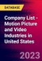 Company List - Motion Picture and Video Industries in United States - Product Thumbnail Image