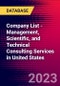 Company List - Management, Scientific, and Technical Consulting Services in United States - Product Image