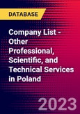 Company List - Other Professional, Scientific, and Technical Services in Poland- Product Image