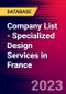 Company List - Specialized Design Services in France - Product Image