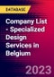 Company List - Specialized Design Services in Belgium - Product Image