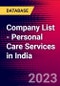Company List - Personal Care Services in India - Product Thumbnail Image