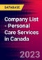 Company List - Personal Care Services in Canada - Product Thumbnail Image