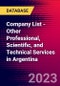Company List - Other Professional, Scientific, and Technical Services in Argentina - Product Image