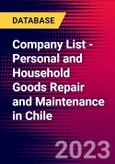 Company List - Personal and Household Goods Repair and Maintenance in Chile- Product Image