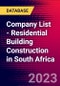 Company List - Residential Building Construction in South Africa - Product Thumbnail Image