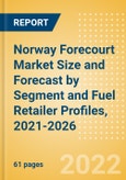 Norway Forecourt Market Size and Forecast by Segment (Service Station, Car Wash, and Convenience and Foodservice) and Fuel Retailer Profiles, 2021-2026- Product Image