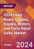 2024 Used Boats, Canoes, Kayaks, Motors, and Parts Retail Sales Global Market Size & Growth Report with Updated Recession Risk Impact- Product Image
