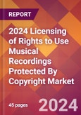 2024 Licensing of Rights to Use Musical Recordings Protected By Copyright Global Market Size & Growth Report with Updated Recession Risk Impact- Product Image