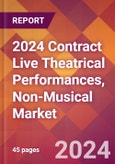 2024 Contract Live Theatrical Performances, Non-Musical Global Market Size & Growth Report with Updated Recession Risk Impact- Product Image