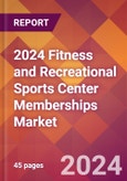 2024 Fitness and Recreational Sports Center Memberships Global Market Size & Growth Report with Updated Recession Risk Impact- Product Image
