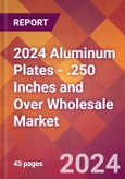2024 Aluminum Plates - .250 Inches and Over Wholesale Global Market Size & Growth Report with Updated Recession Risk Impact- Product Image