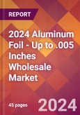 2024 Aluminum Foil - Up to .005 Inches Wholesale Global Market Size & Growth Report with Updated Recession Risk Impact- Product Image