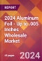 2024 Aluminum Foil - Up to .005 Inches Wholesale Global Market Size & Growth Report with Updated Recession Risk Impact - Product Image