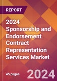 2024 Sponsorship and Endorsement Contract Representation Services Global Market Size & Growth Report with Updated Recession Risk Impact- Product Image