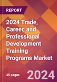 2024 Trade, Career, and Professional Development Training Programs Global Market Size & Growth Report with Updated Recession Risk Impact- Product Image