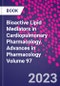 Bioactive Lipid Mediators in Cardiopulmonary Pharmacology. Advances in Pharmacology Volume 97 - Product Image