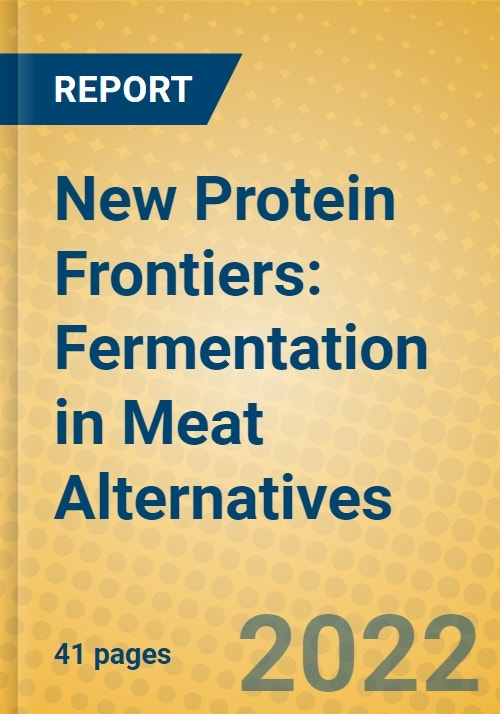 New Protein Frontiers Fermentation in Meat Alternatives