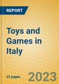 Toys and Games in Italy- Product Image