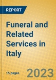 Funeral and Related Services in Italy- Product Image
