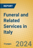 Funeral and Related Services in Italy- Product Image