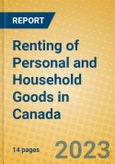 Renting of Personal and Household Goods in Canada- Product Image