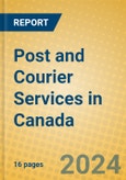 Post and Courier Services in Canada- Product Image