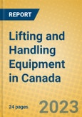Lifting and Handling Equipment in Canada- Product Image