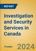 Investigation and Security Services in Canada- Product Image