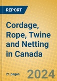 Cordage, Rope, Twine and Netting in Canada- Product Image