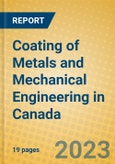 Coating of Metals and Mechanical Engineering in Canada- Product Image