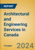 Architectural and Engineering Services in Canada- Product Image