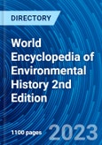 World Encyclopedia of Environmental History 2nd Edition- Product Image