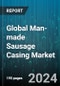 Global Man-made Sausage Casing Market by Type (Animal, Cellulose, Collagen), End-user (Household, Industrial) - Forecast 2024-2030 - Product Thumbnail Image