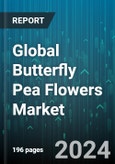 Global Butterfly Pea Flowers Market by Product (Renewable, Synthetic), Type (Extract, Powder, Whole Dried Flowers), Distribution Channel, Application - Forecast 2024-2030- Product Image
