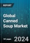 Global Canned Soup Market by Type (Condensed, Ready-To-Eat), Category (Non-Vegetarian, Vegetarian), Processing, Distribution Channel - Forecast 2024-2030 - Product Image