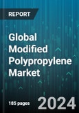 Global Modified Polypropylene Market by Type (Flame Retardant Polypropylene, Glass Fiber-Filled Polypropylene, Impact-Modified Polypropylene), Processing Technology (Compounding, Copolymerization, Reinforcement), Application - Forecast 2024-2030- Product Image