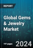 Global Gems & Jewelry Market by Product (Bracelets, Chains & Pendants, Earrings), Type (Diamond, Gemstones, Gold), Distribution Channel - Forecast 2024-2030- Product Image