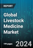 Global Livestock Medicine Market by Medication (Drugs, Medicated Feed Additives, Vaccines), Route of Administration (Injectable, Oral, Topical), Livestock Animals, Distribution Channels - Forecast 2024-2030- Product Image