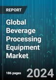 Global Beverage Processing Equipment Market by Type (Blenders & Mixers, Brewery, Carbonation), Operation (Automatic, Manual, Semi-Automatic), Distribution Channel, Beverage Type - Forecast 2024-2030- Product Image