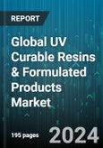 Global UV Curable Resins & Formulated Products Market by Composition (Additives, Monomers, Oligomers), Chemistry (Acrylate Oligomers, Non-Acetylated Oligoamines), Technology, Application - Forecast 2024-2030- Product Image