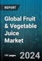 Global Fruit & Vegetable Juice Market by Product Type (Fruit & Vegetable Blends, Fruit Juices, Vegetable Juices), Distribution Channel (Departmental Stores, Online Retail Stores, Supermarkets/Hypermarkets) - Forecast 2024-2030 - Product Image