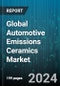 Global Automotive Emissions Ceramics Market by Type (Diesel Particulate Filter, Gasoline Particulate Filters, Honeycomb), Vehicle Type (Commercial Vehicle, Passenger Vehicle) - Cumulative Impact of COVID-19, Russia Ukraine Conflict, and High Inflation - Forecast 2023-2030 - Product Image