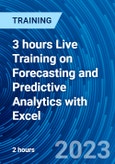 3 hours Live Training on Forecasting and Predictive Analytics with Excel (February 13, 2023)- Product Image