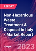 Non-Hazardous Waste Treatment & Disposal in Italy - Industry Market Research Report- Product Image