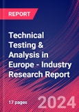 Technical Testing & Analysis in Europe - Industry Research Report- Product Image